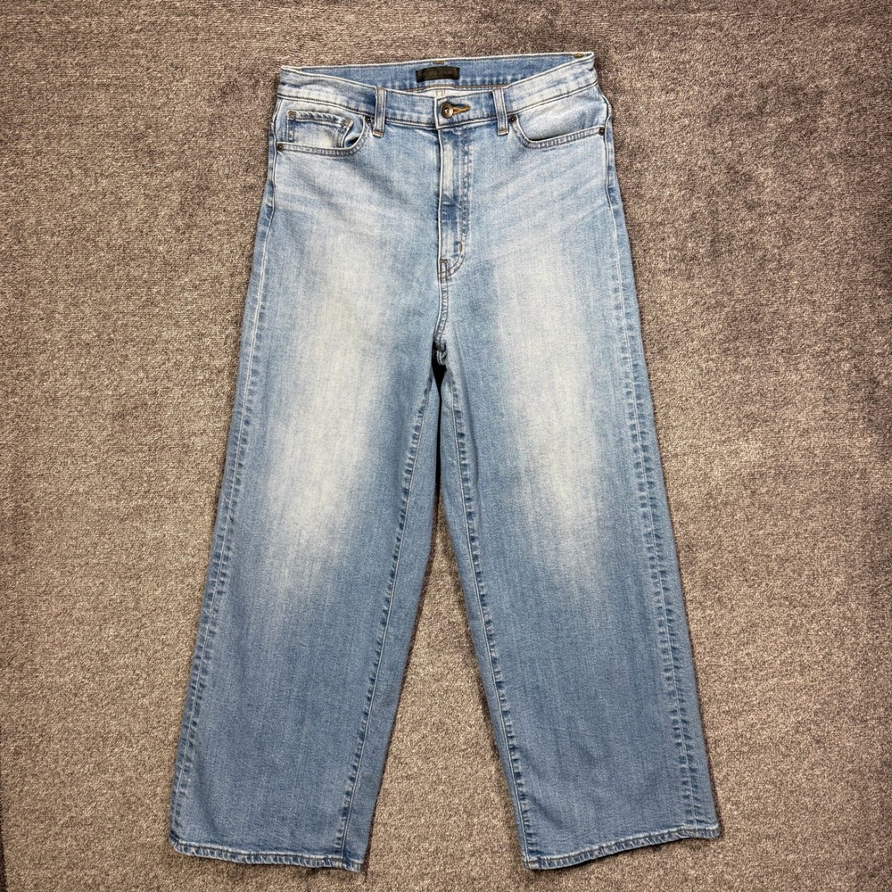 Uniqlo Light Blue Wide Leg Jeans